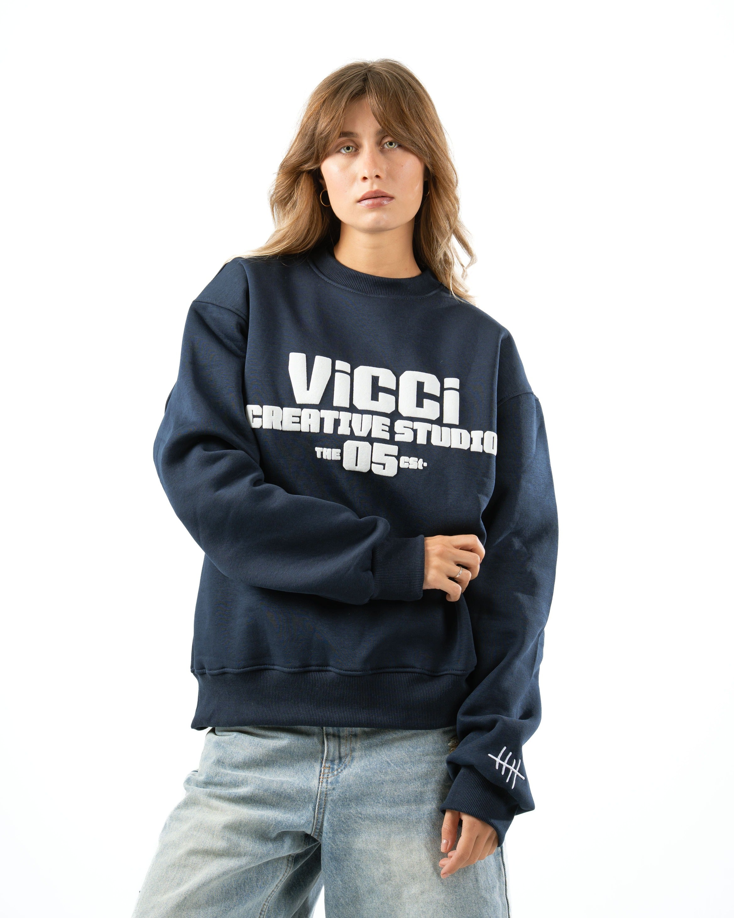 CST 05 Navy Crewneck