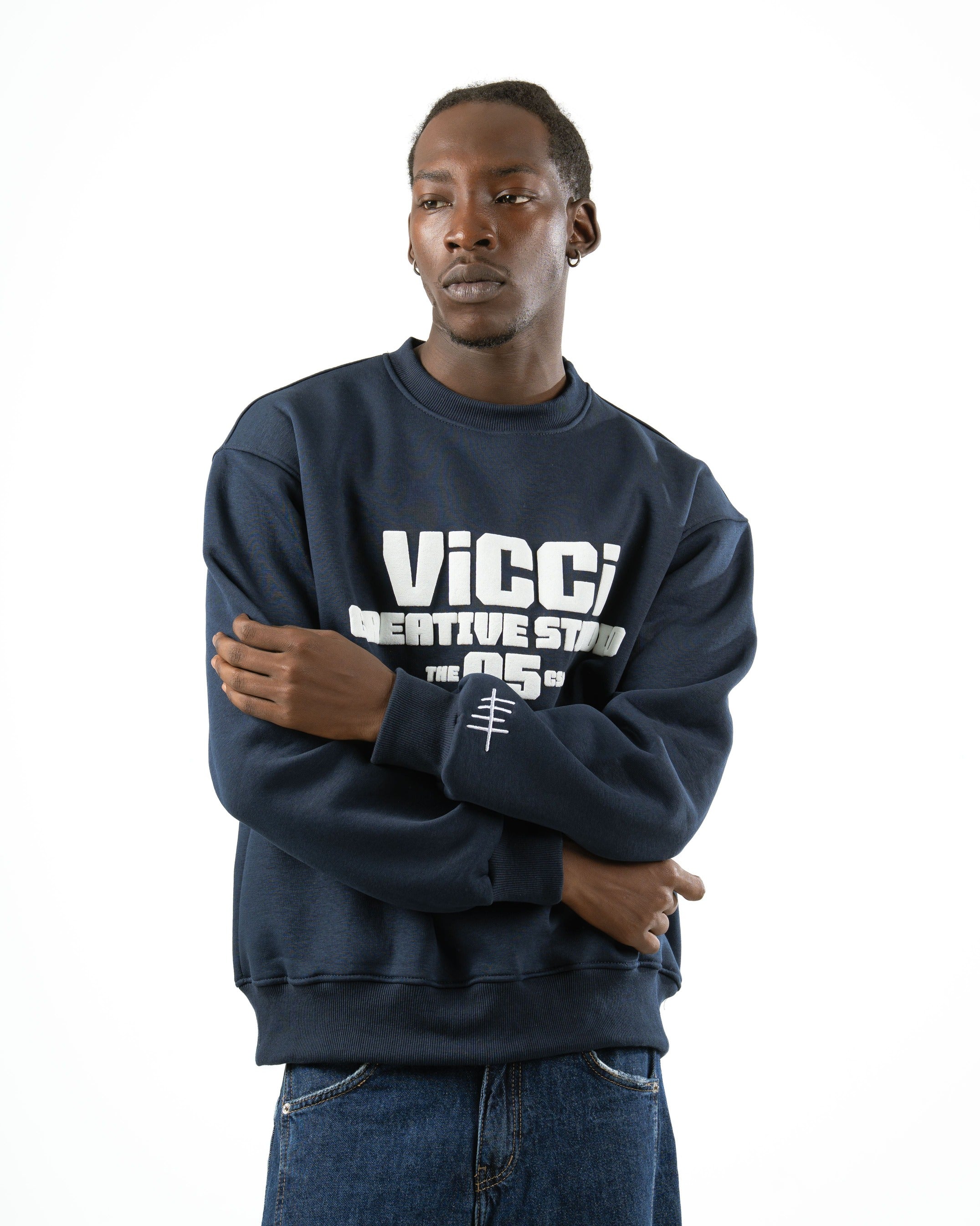 CST 05 Navy Crewneck