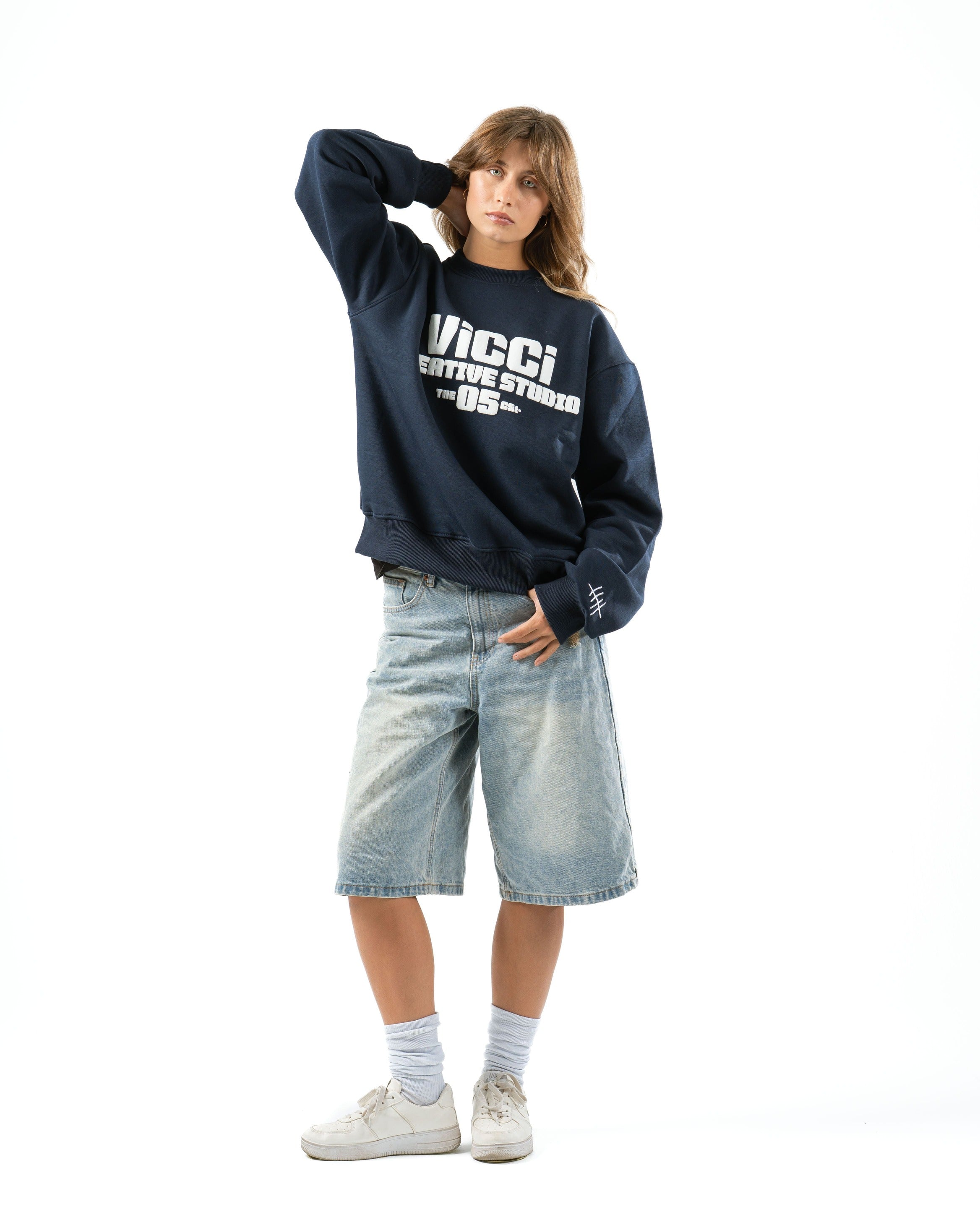 CST 05 Navy Crewneck