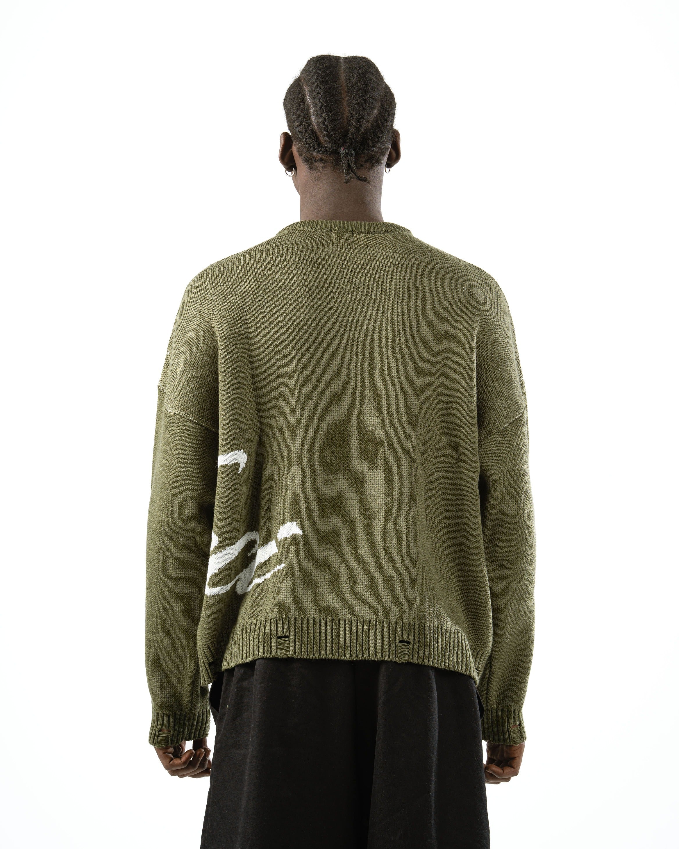 Emerald Green Knit Sweater