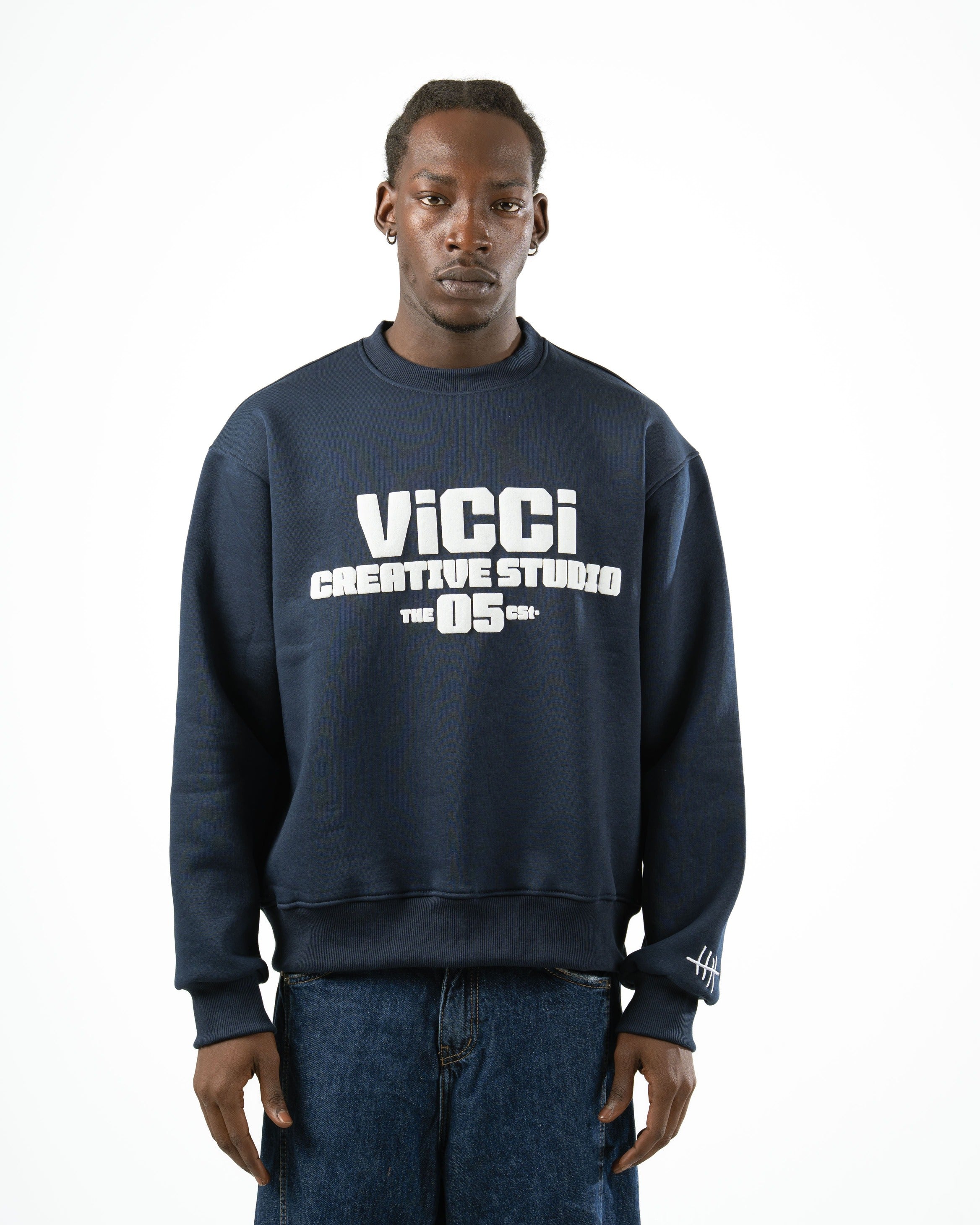 CST 05 Navy Crewneck