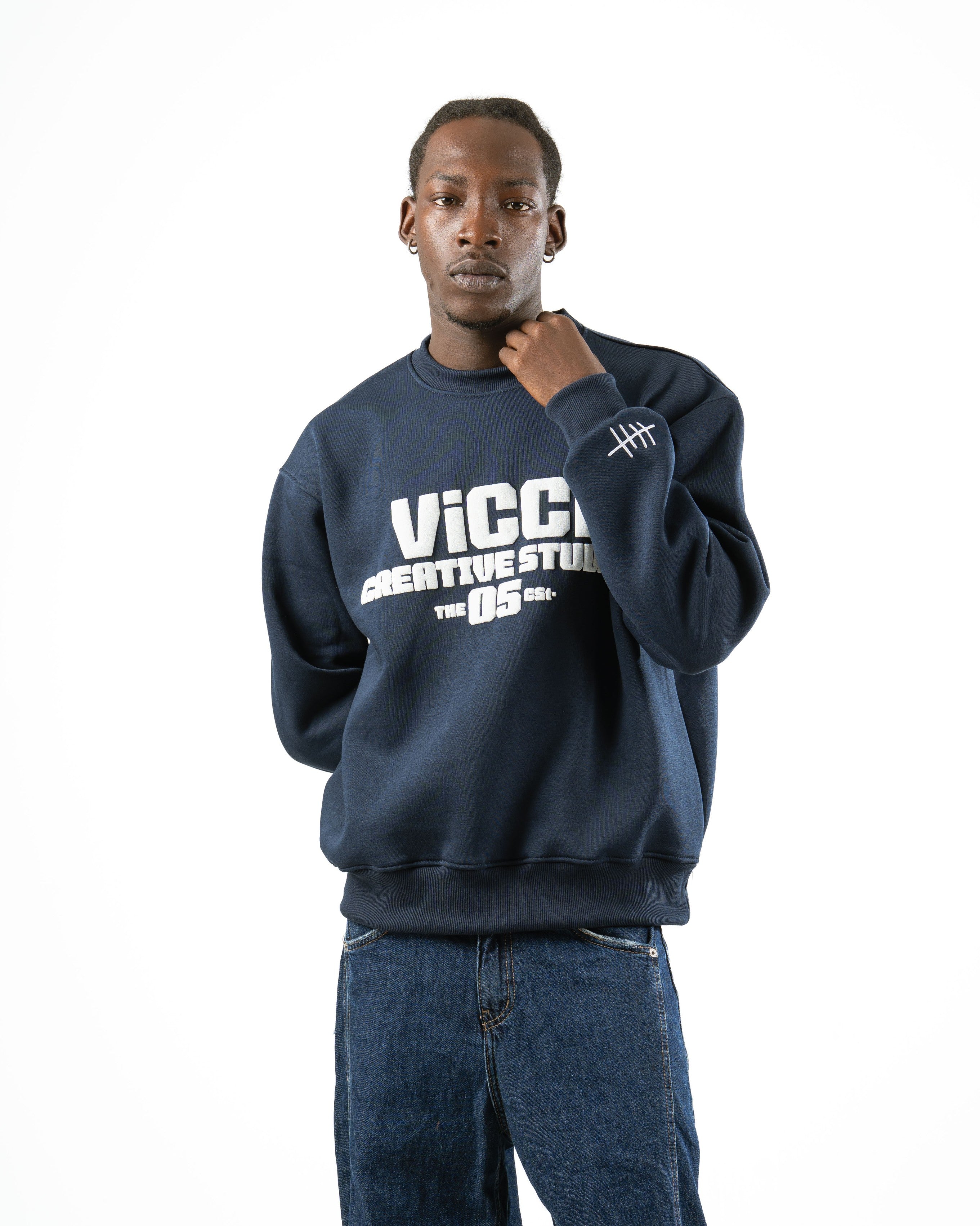 CST 05 Navy Crewneck
